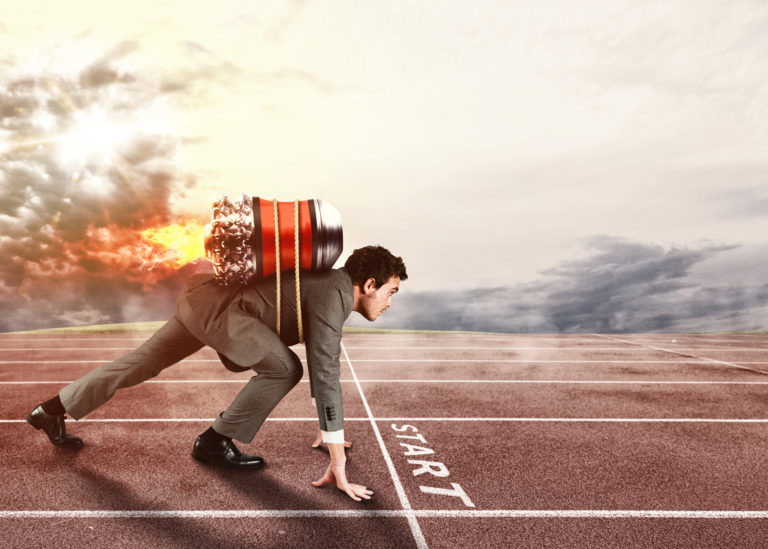 push to reach the goals before the others