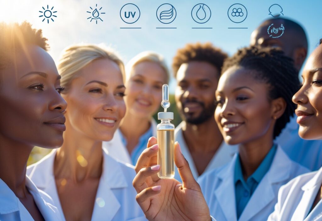 the role of melanotan peptides in sun damage protection