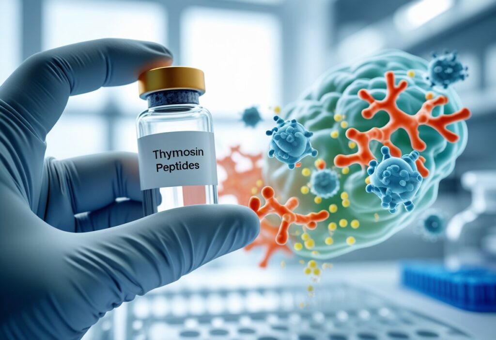 the role of thymosin peptides in reducing inflammation and supporting immune balance